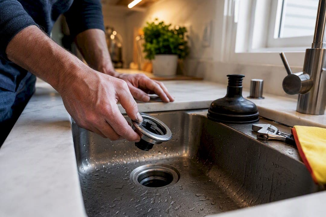 Fix a Slow Kitchen Sink Drain in 10–45 Minutes, Homeowners