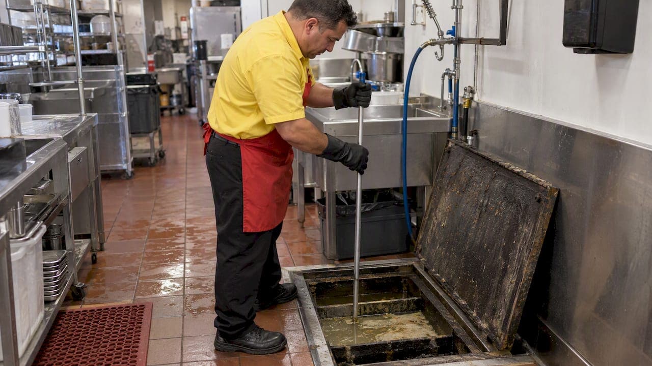 Defend Grease Trap Maintenance Schedules With 25% Fill Checks for Managers